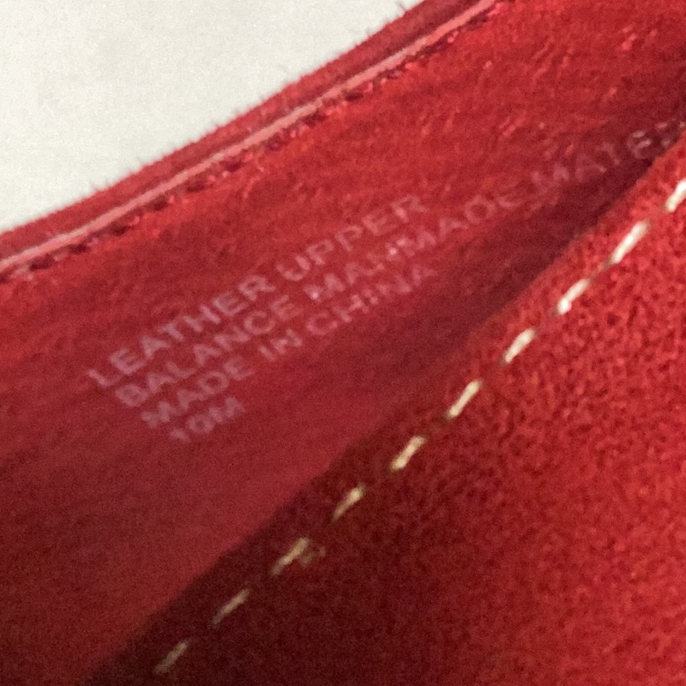 Coldwater Creek Red Leather Suede Point Square Toe Western Ankle Boot Shoes 10 - Picture 3 of 12